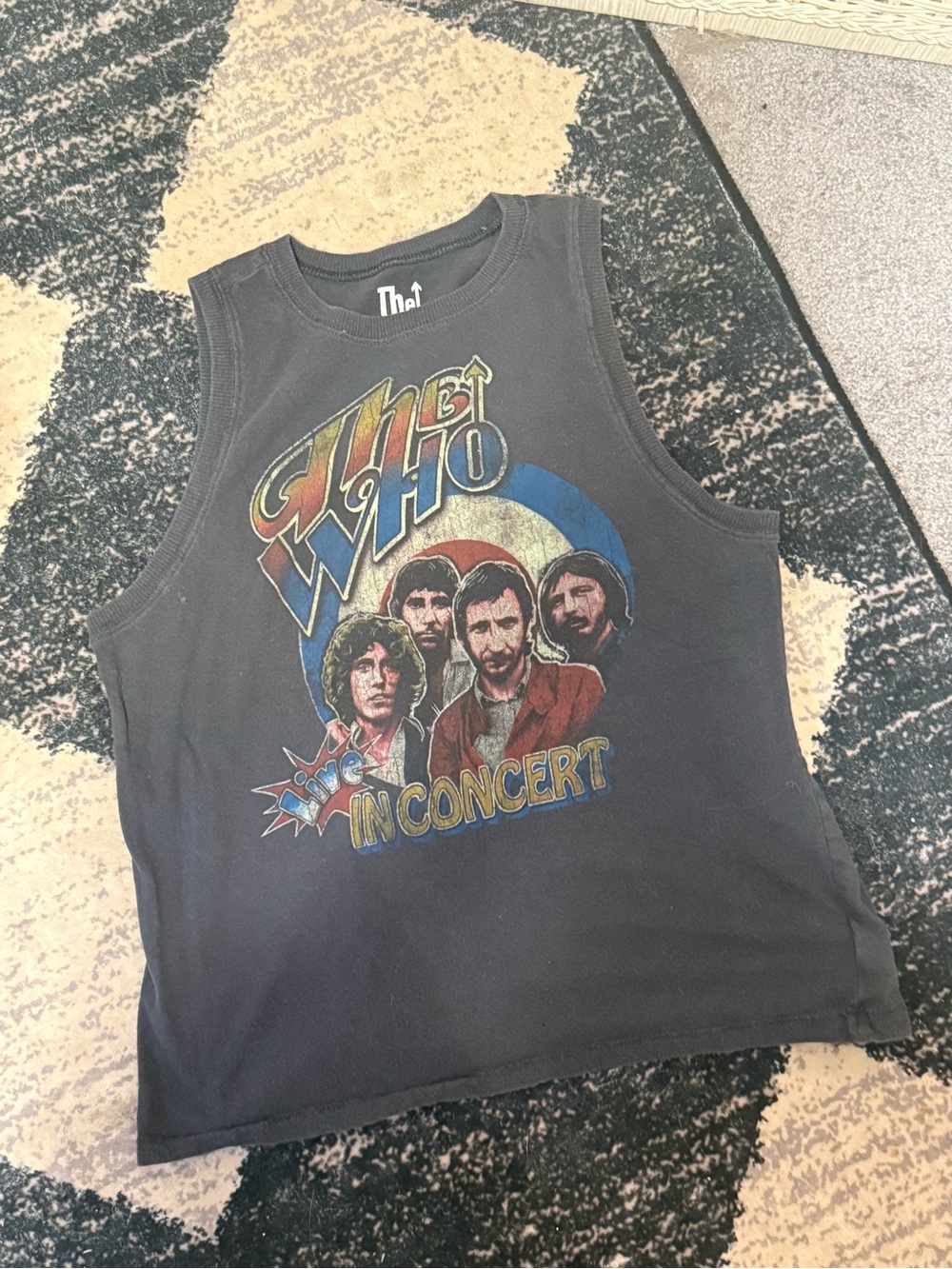 The Who Graphic Muscle Tank - Black